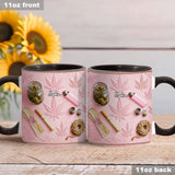 Magical Leaves - Personalized Weed Accent Mug & Coaster