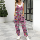 Best Teacher Ever - Personalized Teacher Loose-Fit Overalls/ Rompers