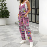 Best Teacher Ever - Personalized Teacher Loose-Fit Overalls/ Rompers