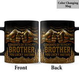 Congrat On Being My Brother - Personalized Sibling Mug