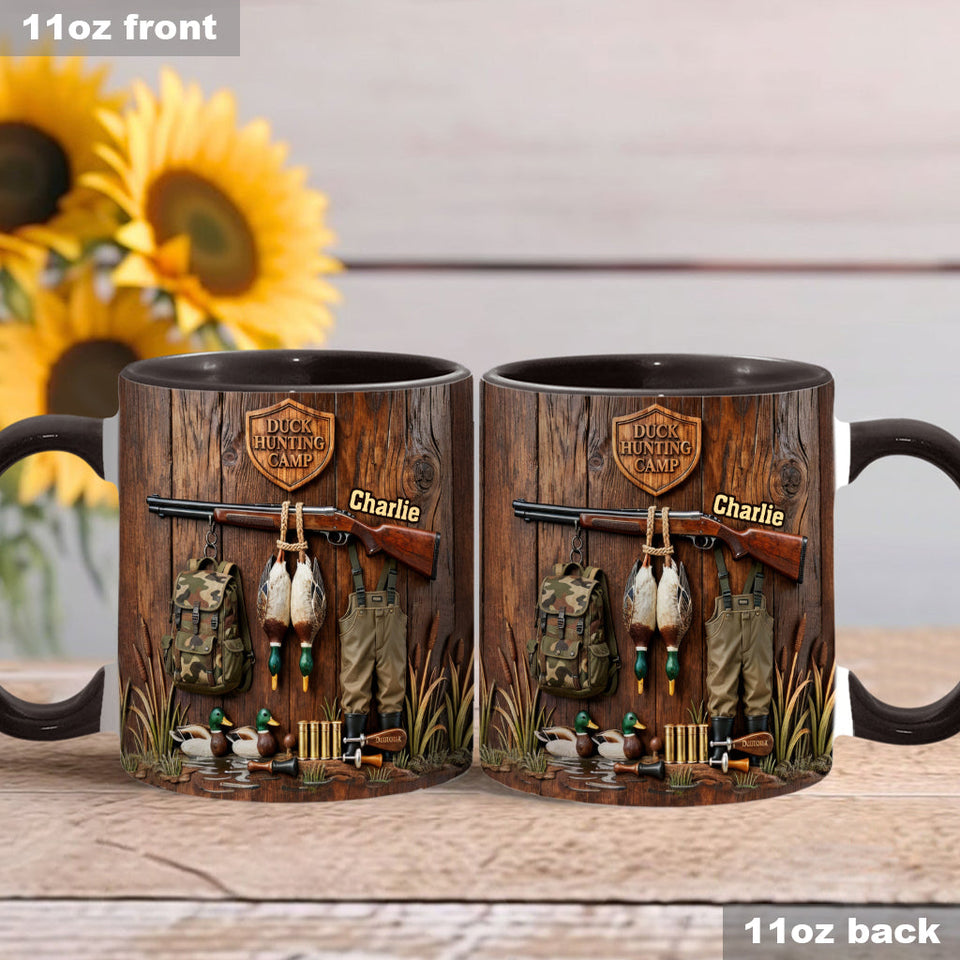 Duck Hunting Season - Personalized Hunting Accent Mug