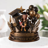 Custom Any Photo Congratulation - Personalized Graduation Custom Shaped Acrylic Plaque