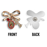 Our Lady of Guadalupe - Personalized Christian 3D Embossed Enamel Pin