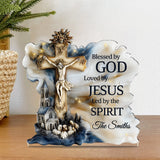 Blessed By God - Personalized Christian Custom Shaped Acrylic Plaque