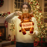 Home Sweet Home - Personalized Highland Cow LED Light Acrylic Sign