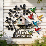 Welcome To My Garden - Personalized Gardening Cut Metal Sign
