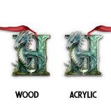 Dragon Letter - Personalized Dragon Ornament