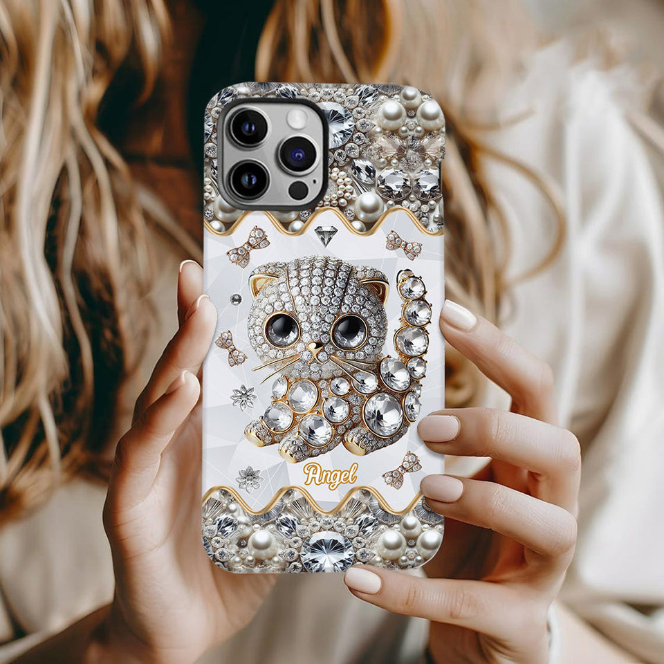 Love Scottish Fold - Personalized Cat Full Print Phone Case