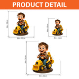 Custom Figure From Any Photo - Personalized Kid Custom Shaped Acrylic Plaque