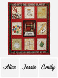 Sewing is My Therapy - Personalized Sewing Blanket
