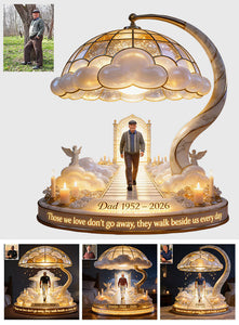 Those We Love Don’t Go Away - Personalized Memorial Acrylic LED Night Light