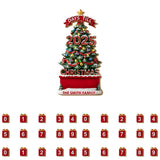 Christmas Countdown - Personalized Family Interchangeable Plaque