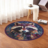 Adorable Raccoon - Raccoon Round Rug