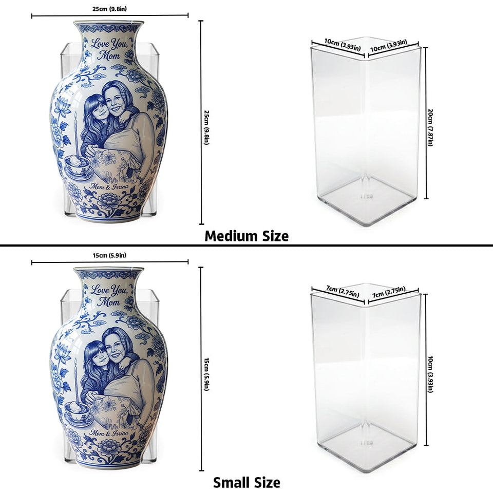 Custom Chinoiserie Style Gift For Mother/ Grandma/ Wife... - Personalized Mother Acrylic Pot