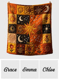 Stay Trippy Little Hippie - Personalized Hippie Blanket