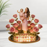 Mother Grandmother's Garden - Personalized Mother Acrylic LED Night Light
