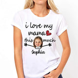 I Love You This Much - Personalized Kid T-shirt And Hoodie