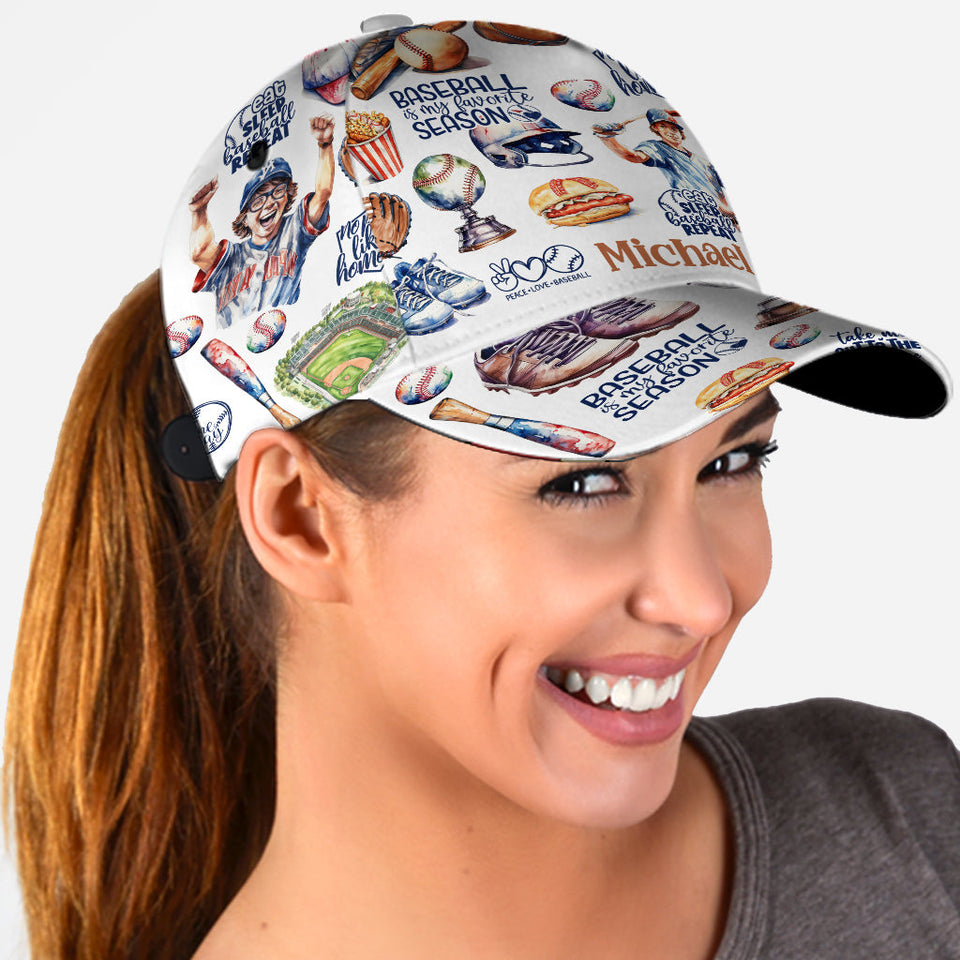 Love Baseball Season - Personalized Baseball Classic Cap