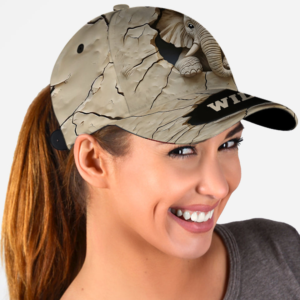 Love Elephant - Personalized Elephant Classic Cap