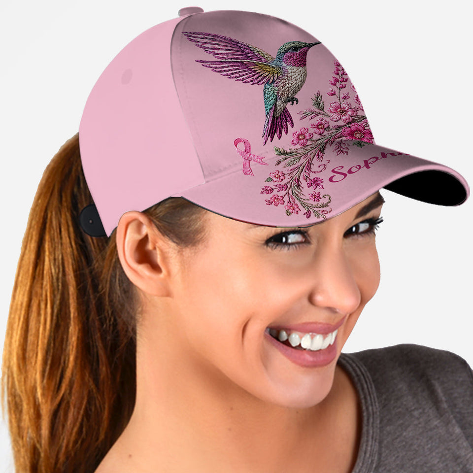 Faith Hope Love - Personalized Breast Cancer Awareness Classic Cap