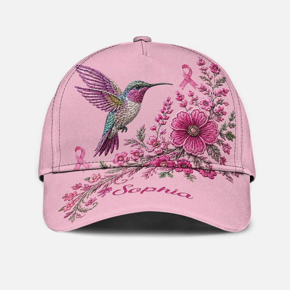 Faith Hope Love - Personalized Breast Cancer Awareness Classic Cap
