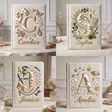 Customize Your Initial Letter - Personalized Self Love Leather Journal
