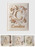 Customize Your Initial Letter - Personalized Self Love Leather Journal