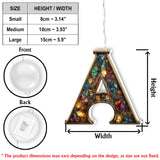 Colorful Initial - Personalized Family LED Light Ornament