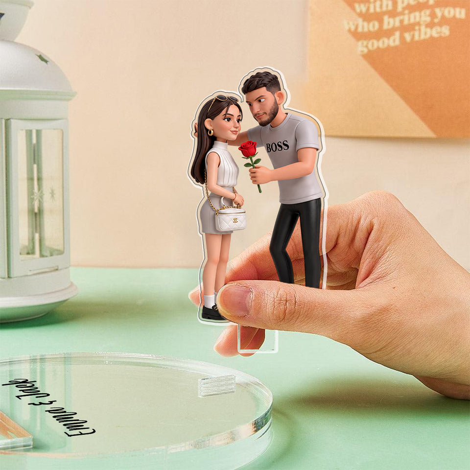 I Love You - Personalized Couple Phone/ Tablet Holder Stand