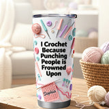 Love Crocheting - Personalized Crocheting Tumbler