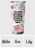 Love Crocheting - Personalized Crocheting Tumbler