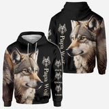 Papa Wolf - Personalized Father All Over Shirt