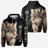 Papa Wolf - Personalized Father All Over Shirt