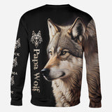 Papa Wolf - Personalized Father All Over Shirt