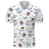 Golf Balls First Fathers Day - Personalized Father Polo Shirt