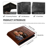 Your Financial Burden - Personalized Father Leather Wallet