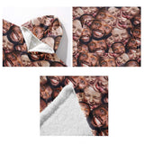 Custom Photo Blanket Hoodie - gift for dog lover, cat lover, anyone - Personalized Blanket Hoodie