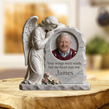 Your Wings Were Ready - Personalized Memorial Custom Shaped Acrylic Plaque