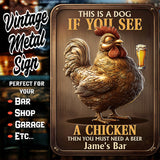 You Need A Beer - Personalized Beer Rectangle Metal Sign