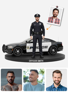 Serve And Protect - Personalized Police Officer Custom Shaped Acrylic Plaque