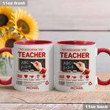 Teacher Portfolio - Personalized Teacher Accent Mug