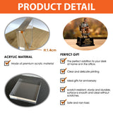The Golden Toilet Trophy - Personalized Father Custom Shaped Acrylic Plaque