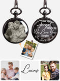 Forget Father's Day We Love You Every Day - Personalized Father Pocket Watch