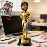 Funny Golden Trophy Award - Personalized Colleague Custom Shaped Acrylic Plaque