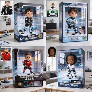 Hockey Lover Gift - Personalized Hockey Custom Shaped Acrylic Plaque