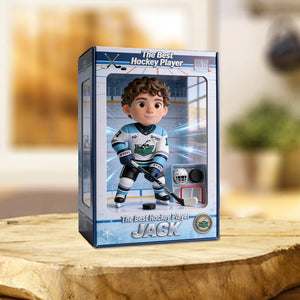 Hockey Lover Gift - Personalized Hockey Custom Shaped Acrylic Plaque