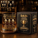 That Something So Fantastic - Personalized Father Whiskey Glass With Gift Box