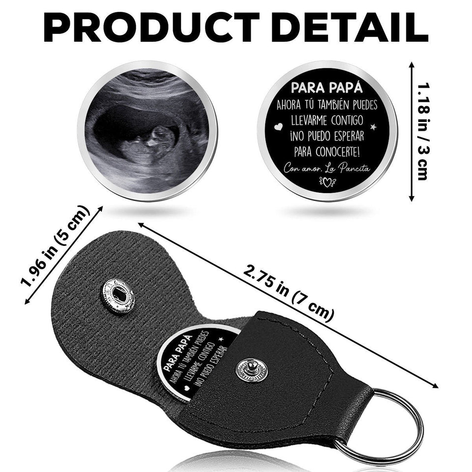 Couple Gift, Pocket Hug - Personalized Couple Pocket Coin Keychain