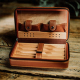 Cigars, Whiskey, G*ns & Freedom - Personalized Whisky Travel Cigar Humidor Case
