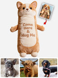 Pet Pillow Cuddle, Comfort Pillow - Personalized Dog Faux Fur Shaped Pillow